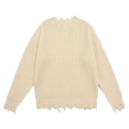 Oversized Ruige Gebreide Trui