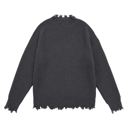 Oversized Ruige Gebreide Trui